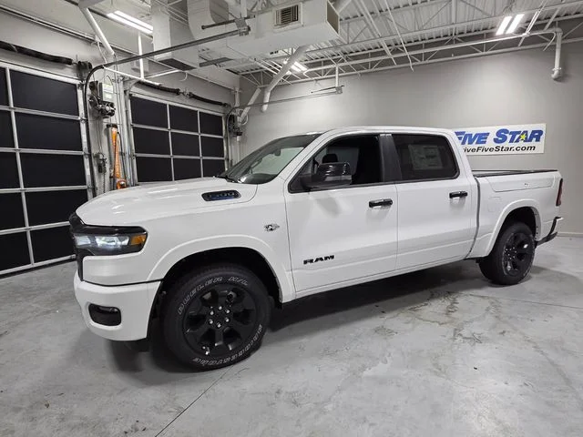 New 2026 Bright White Clear-Coat Exterior Paint RAM Big Horn/Lone Star image 3