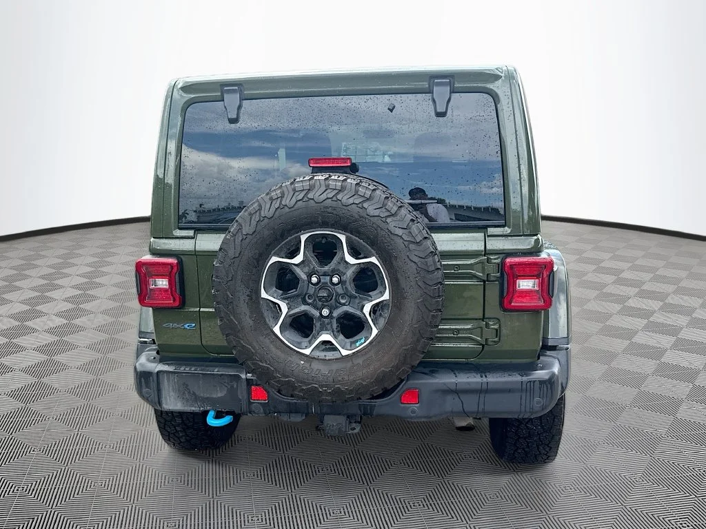 Used 2022 Green Jeep Unlimited Rubicon 4xe image 7