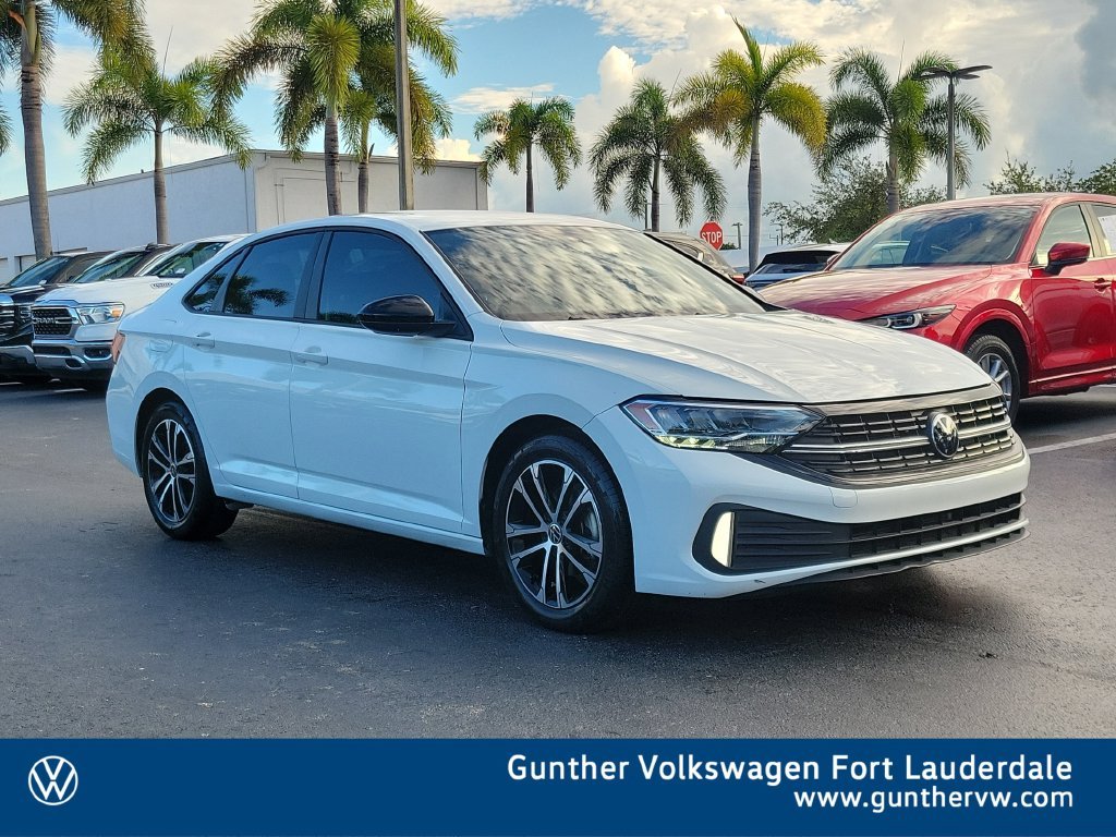 Certified Used 2023 White Volkswagen 1.5T Sport image 1