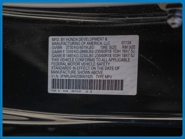Certified Used 2025 Black Honda EX-L image 30