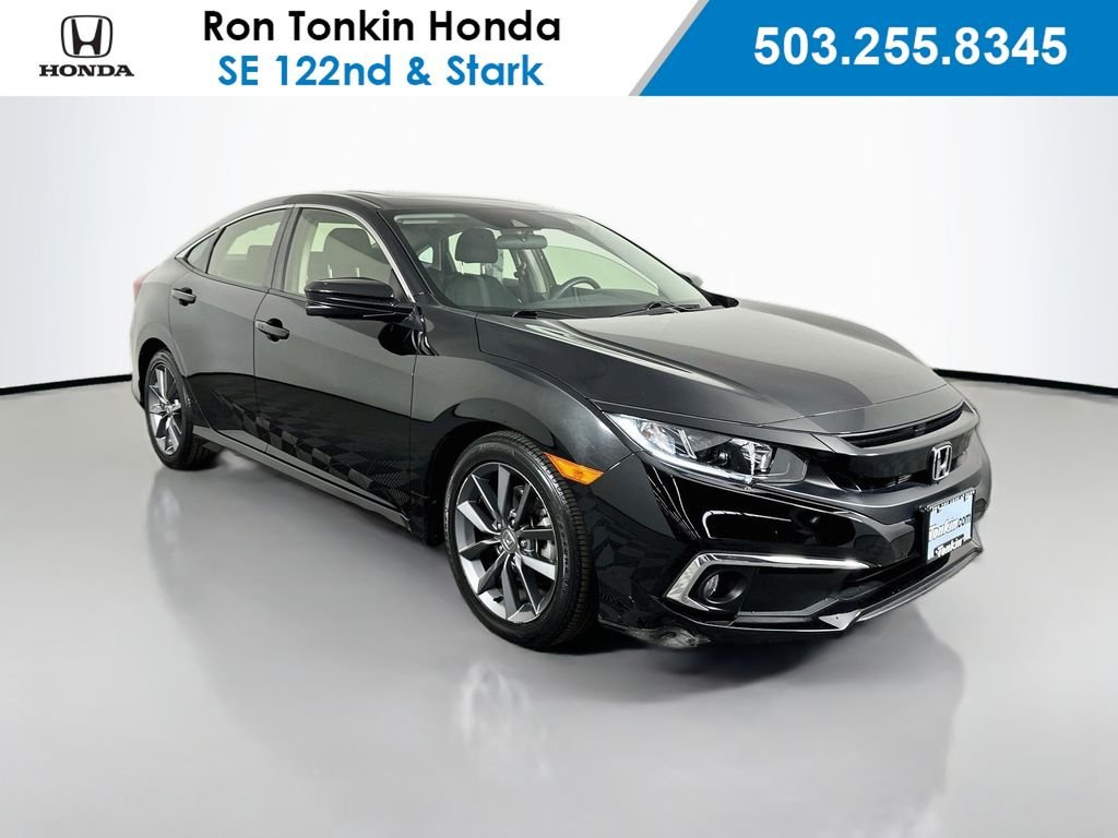 Used 2019 Crystal Black Pearl Honda EX image 1
