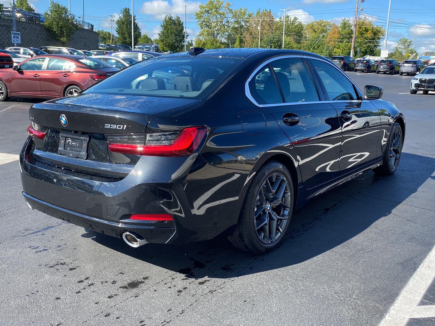 Certified Used 2025 Black Sapphire Metallic BMW 330i xDrive image 3