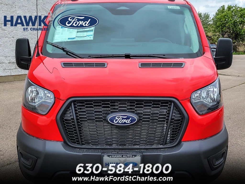 New 2026 Race Red Ford Cargo Van image 3