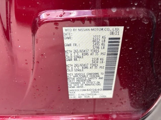 Used 2022 Red Nissan SV image 10