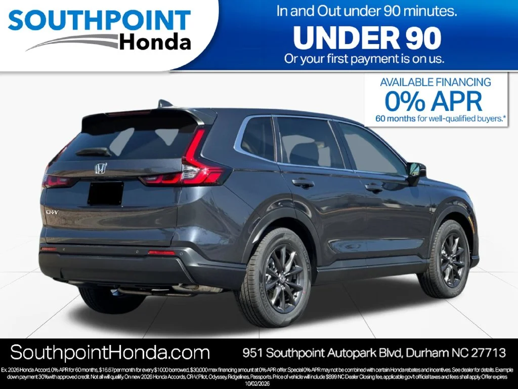 New 2027 Meteorite Gray Metallic Honda EX-L image 3