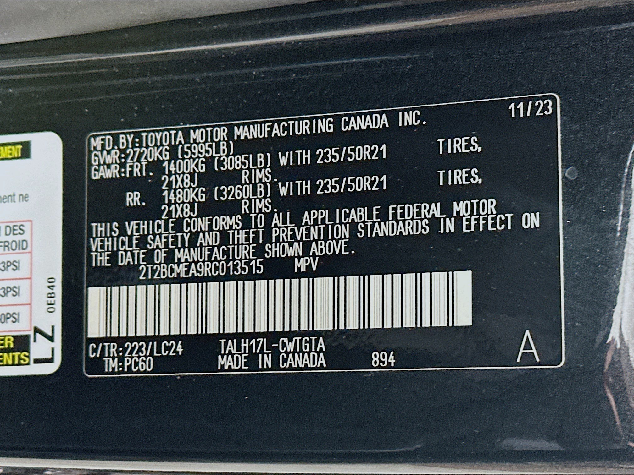 Certified Used 2024 CAVIAR Lexus 500h F SPORT Performance image 32
