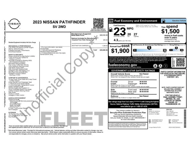 Certified Used 2023 Black Nissan SV image 17