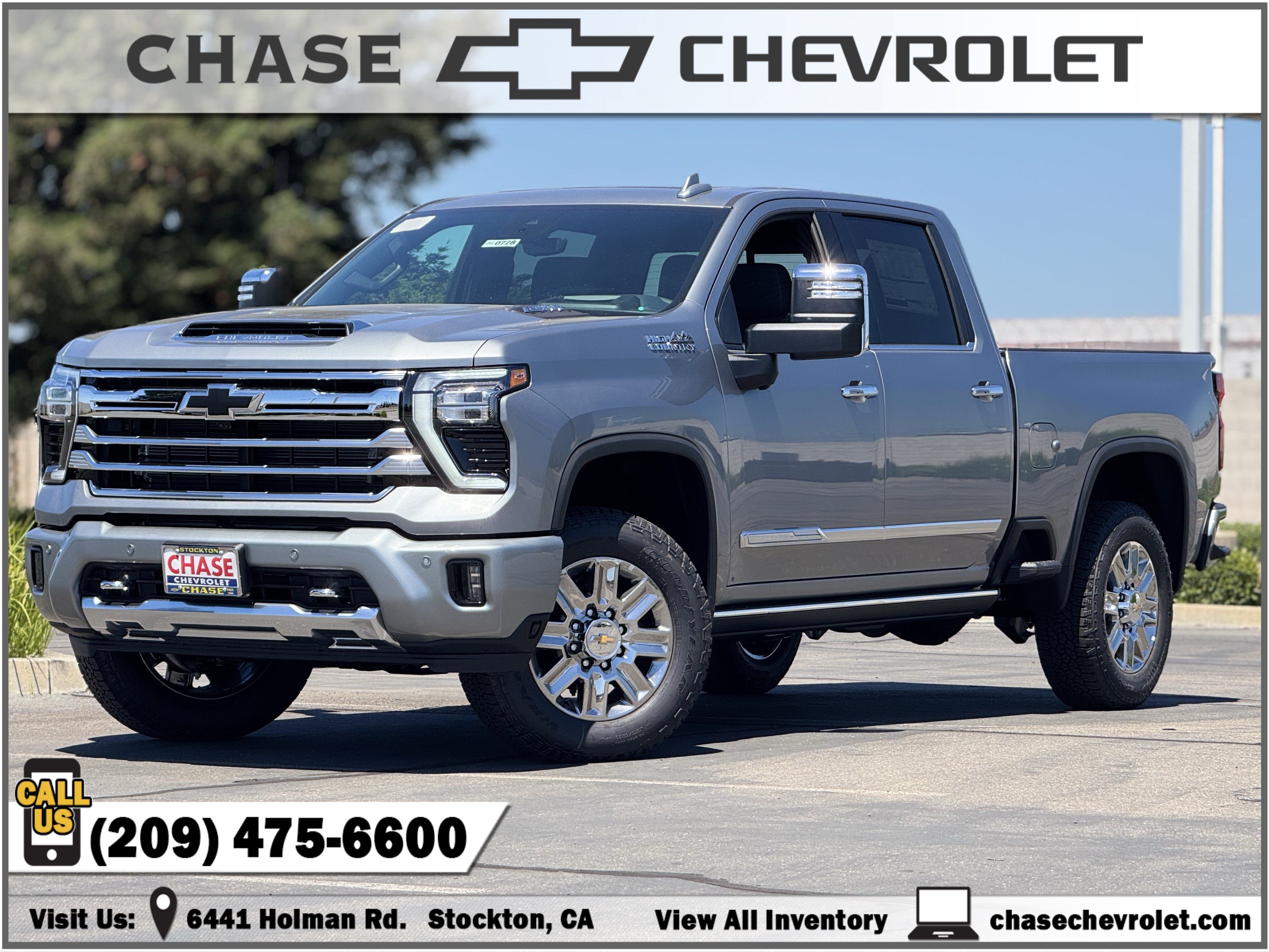 New 2026 Sterling Gray Metallic Chevrolet High Country image 1