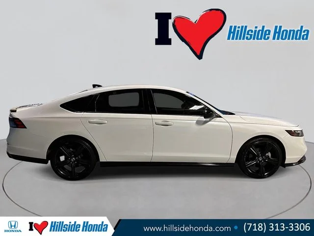 Certified Used 2023 Platinum White Pearl Honda HYBRID SPORT-L image 6