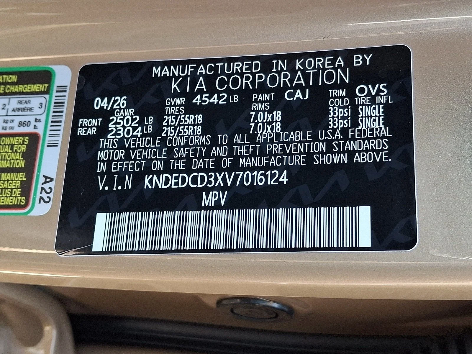 New 2027 Terrain Brown / Black Roof Kia X-Line S image 13