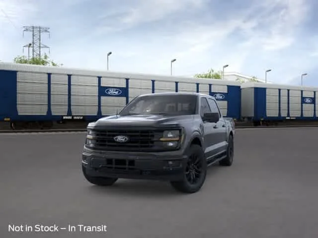 New 2026 Agate Black Metallic Ford XLT image 2