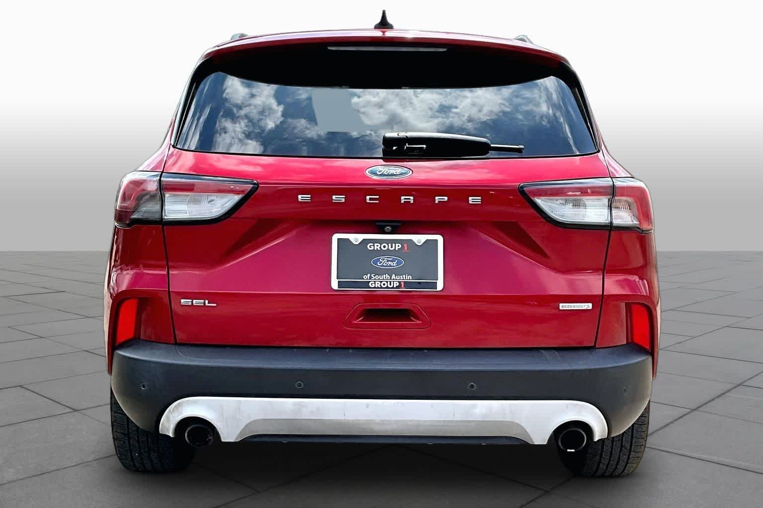 Certified Used 2020 Rapid Red Metallic Tinted Clearcoat Ford SEL image 5