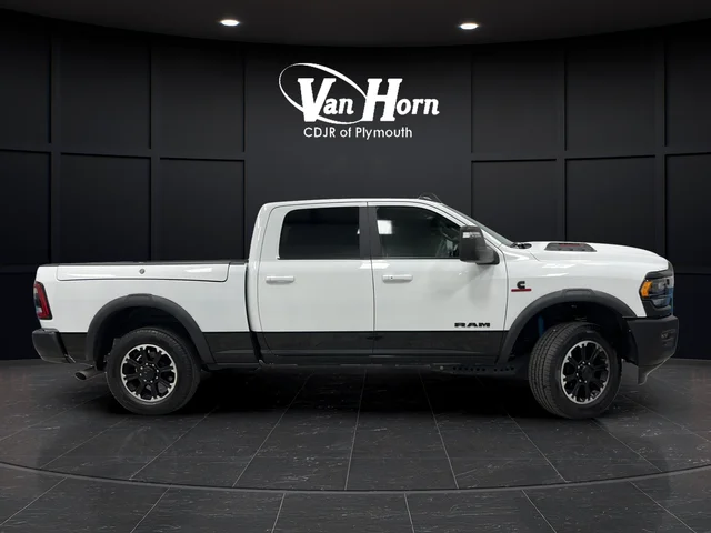 Used 2023 Bright White Clearcoat Ram Rebel image 2