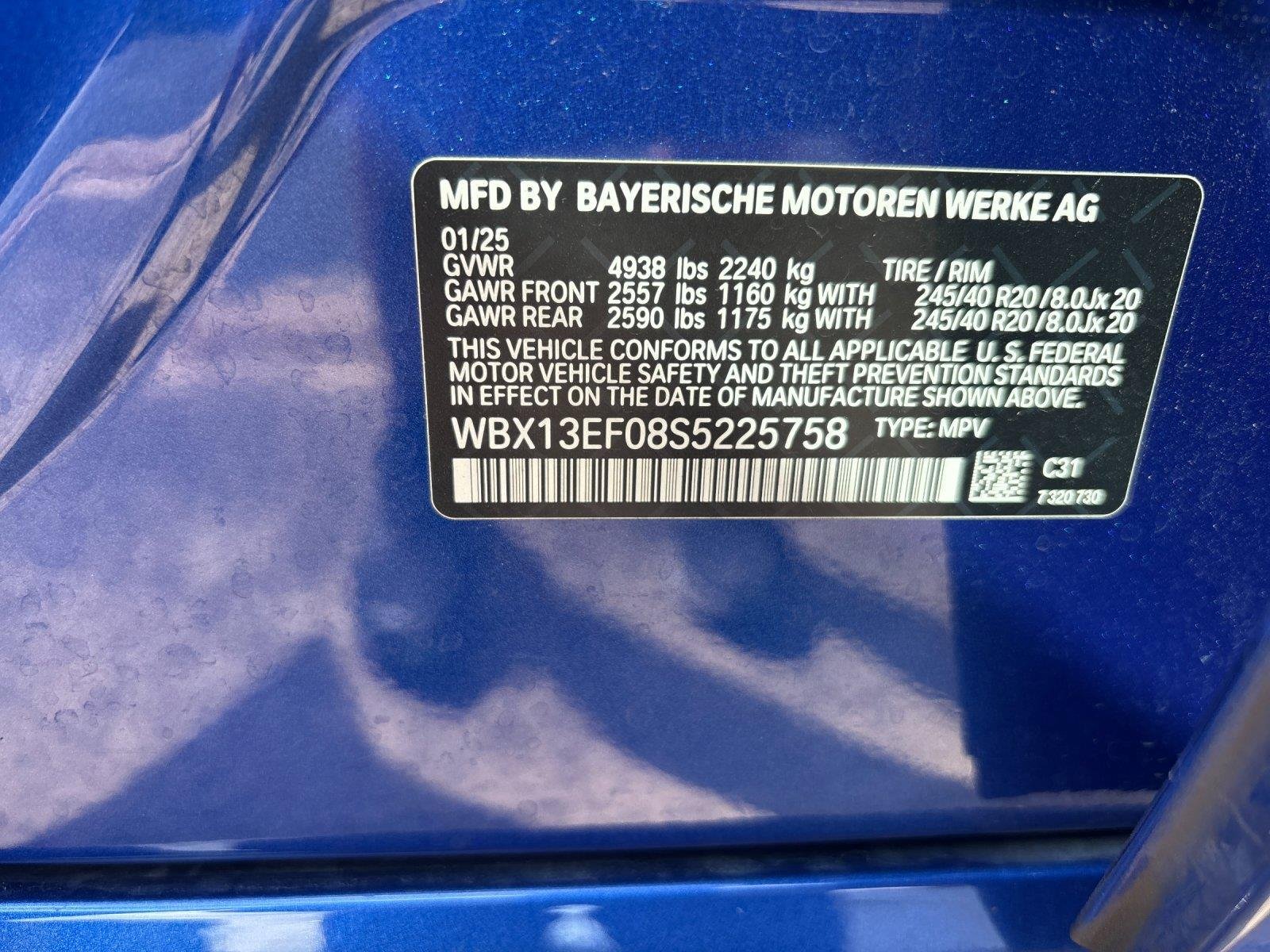 Used 2025 Portimao Blue Metallic BMW M35i image 12