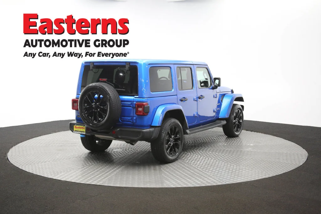 Used 2024 Blue Jeep Sahara 4xe image 42