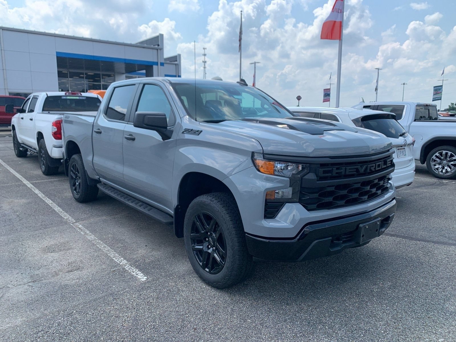 Used 2025 Slate Gray Metallic Chevrolet Custom Trail Boss image 1