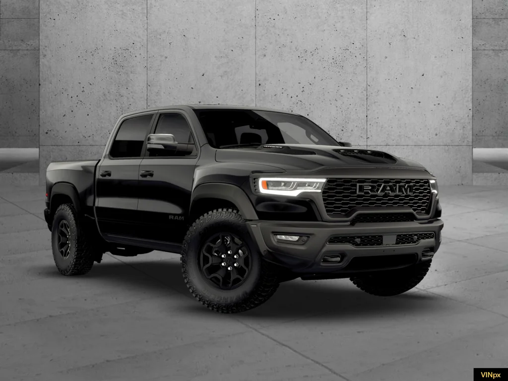 New 2026 Diamond Black Crystal Pearl-Coat Exterior Paint RAM RHO image 10