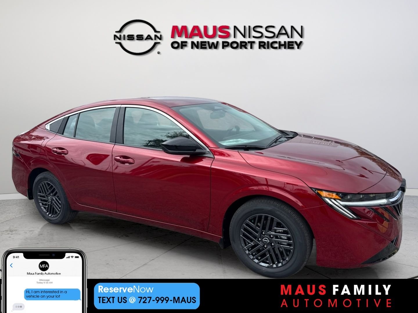 New 2026 Red Nissan SV image 1