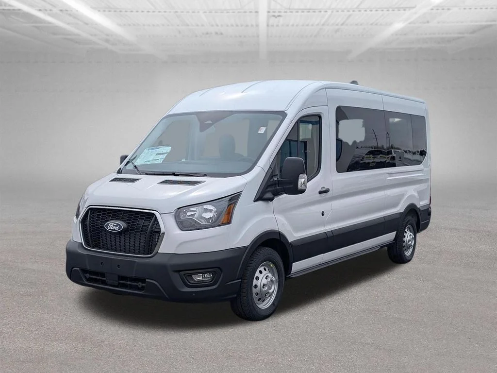 New 2026 Oxford White Ford Passenger Van XL image 2
