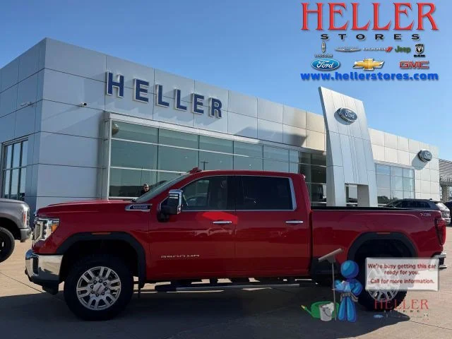Used 2021 Cardinal Red GMC SLT image 1
