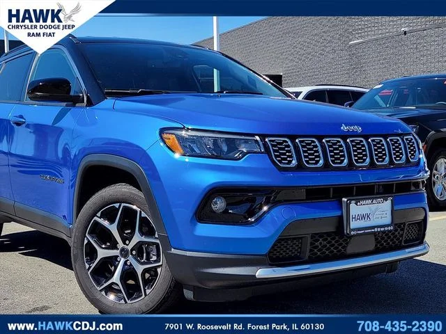 Certified Used 2025 Blue Jeep Limited image 2