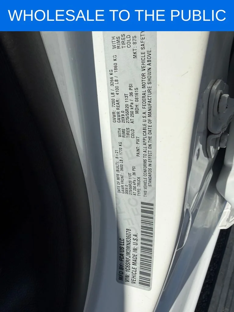 Used 2021 White Ram Laramie image 26