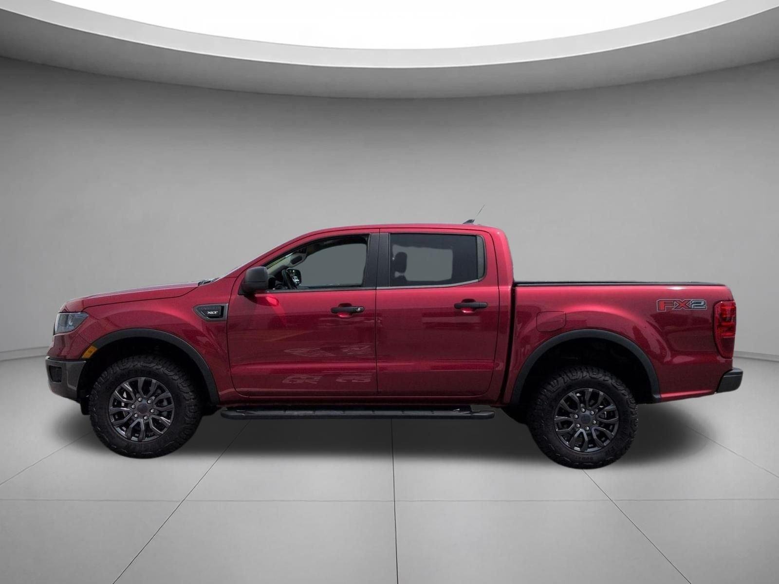 Used 2021 Rapid Red Metallic Tinted Clearcoat Ford XLT image 2