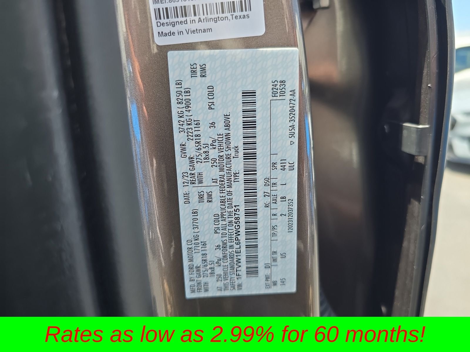 Certified Used 2023 Stone Gray Metallic Ford XLT image 33