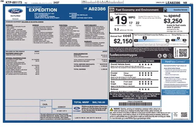 Used 2020 Gray Ford XLT image 7