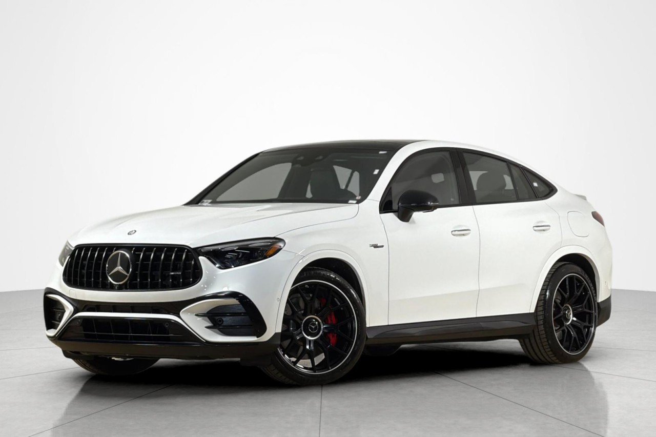Used 2025 Polar White Mercedes-Benz AMG® GLC 63 S E Performance image 1