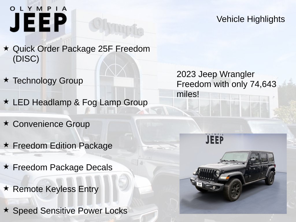 Used 2023 Black Jeep Sport S image 7