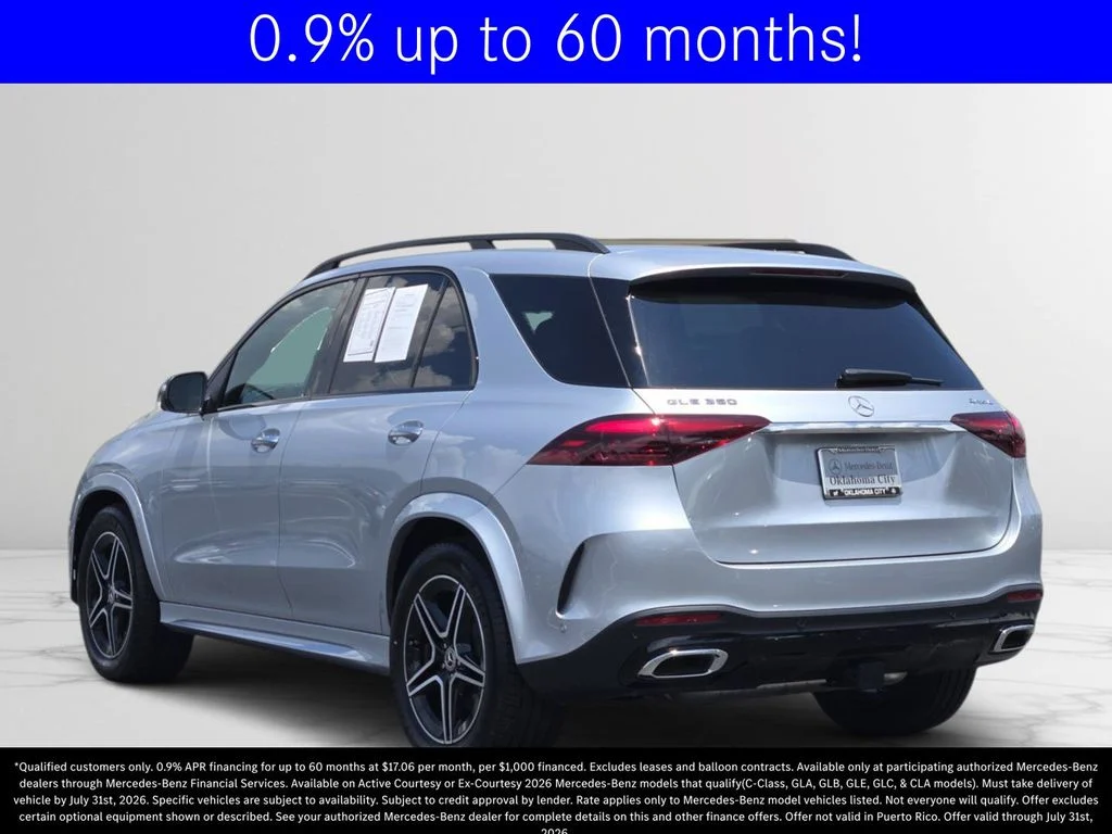 Certified Used 2026 Cirrus Silver Metallic Mercedes-Benz GLE 350 image 4