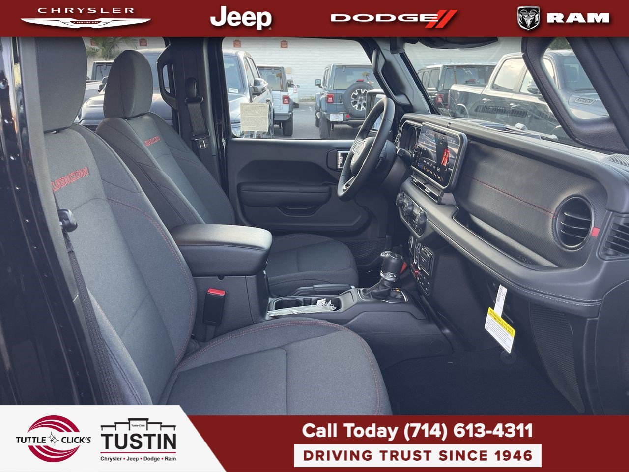 New 2026 Black Clearcoat Jeep Rubicon image 16