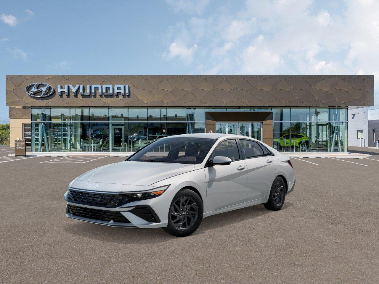 New 2026 Serenity White Hyundai Blue image 1