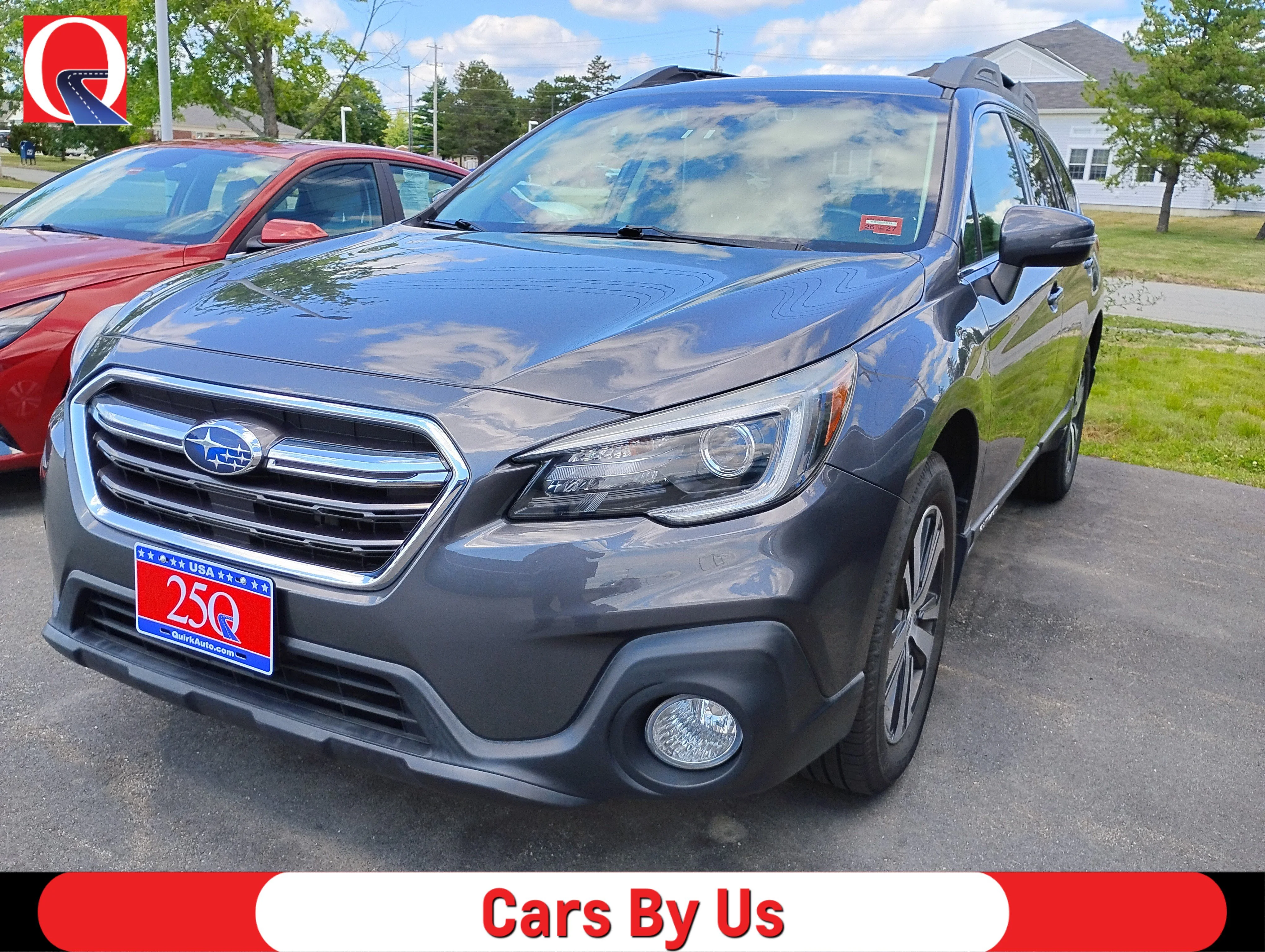Used 2018 Magnetite Gray Metallic Subaru Limited image 1