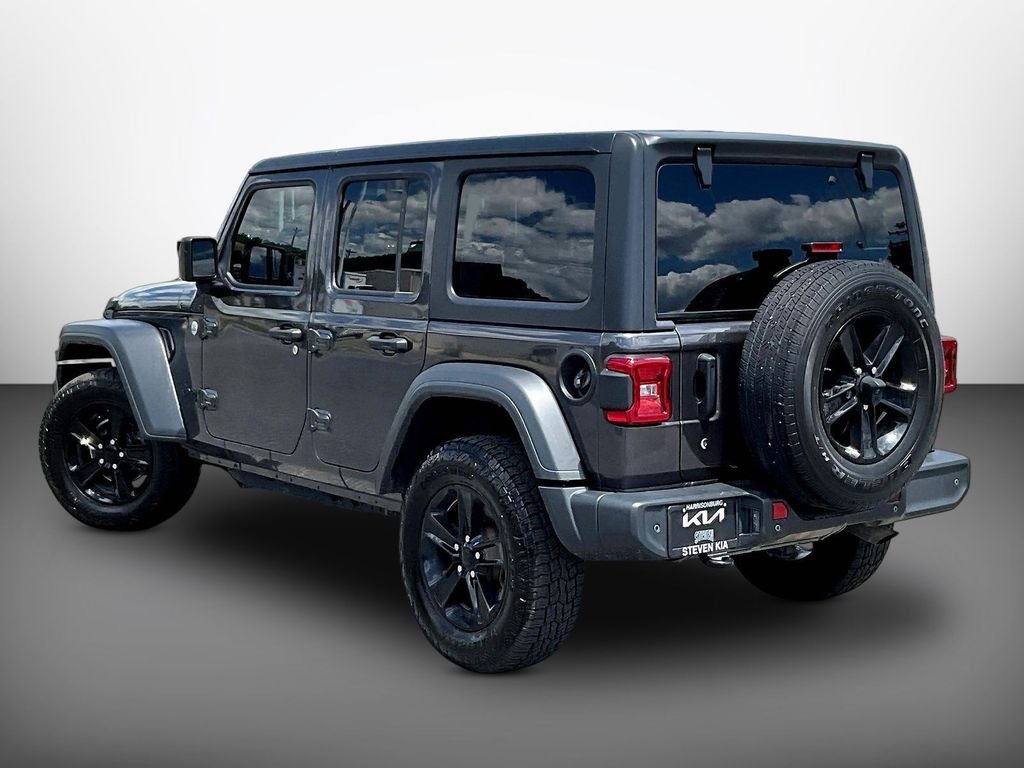 Used 2020 Gray Jeep Unlimited Sport Altitude image 4