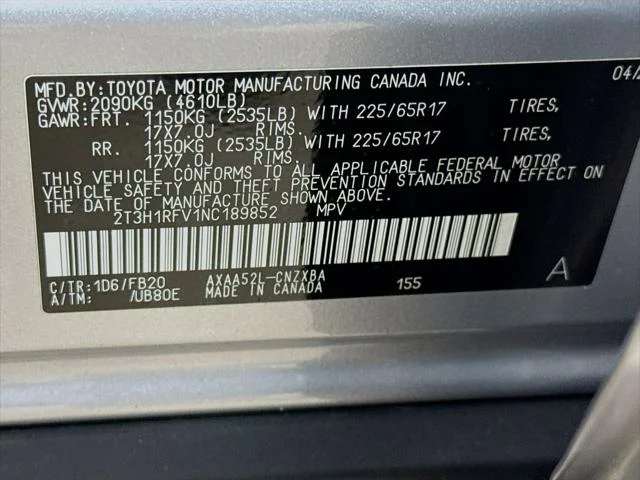 Certified Used 2022 SILVER SKY METALLIC Toyota  image 31
