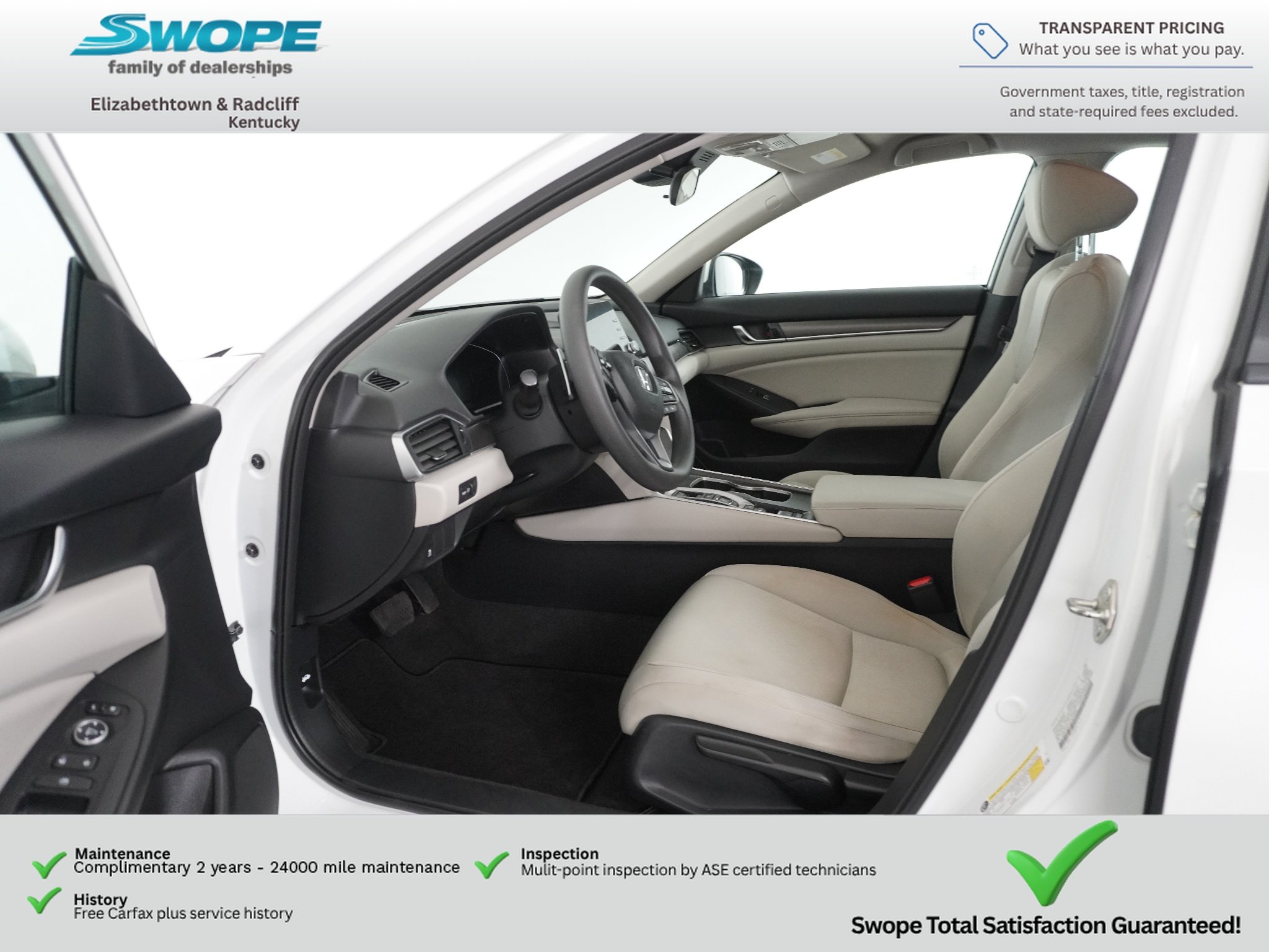 Used 2018 White Orchid Pearl Honda Base image 13