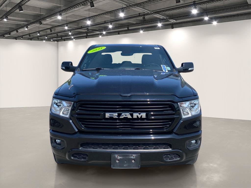 Used 2021 Diamond Black Crystal Pearlcoat Ram Big Horn image 2