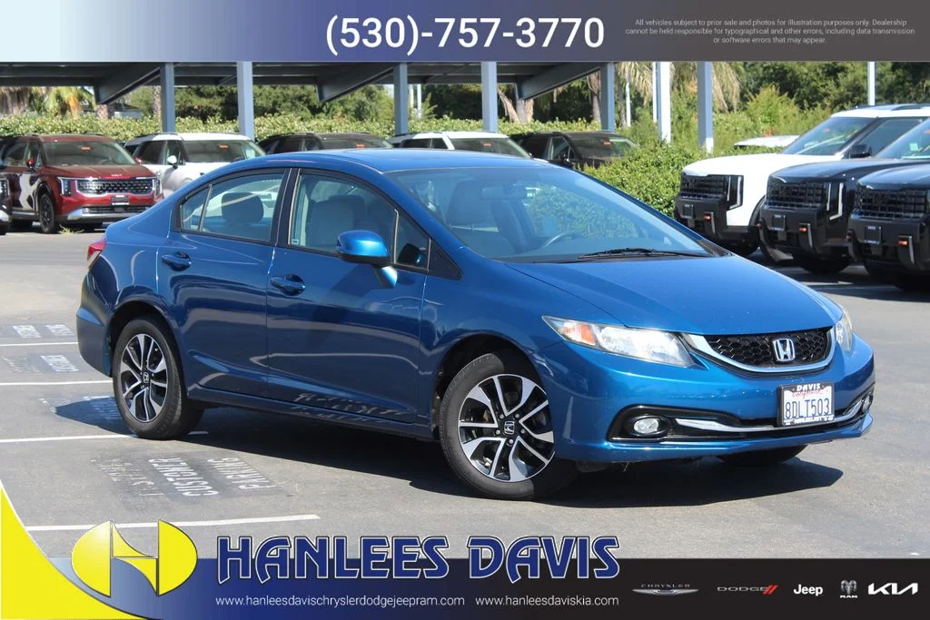 Used 2013 Blue Honda EX-L image 1
