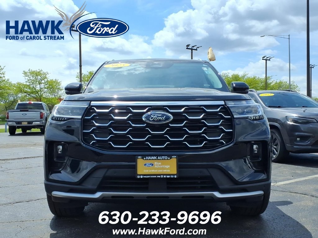 Certified Used 2025 Black Ford Platinum image 2