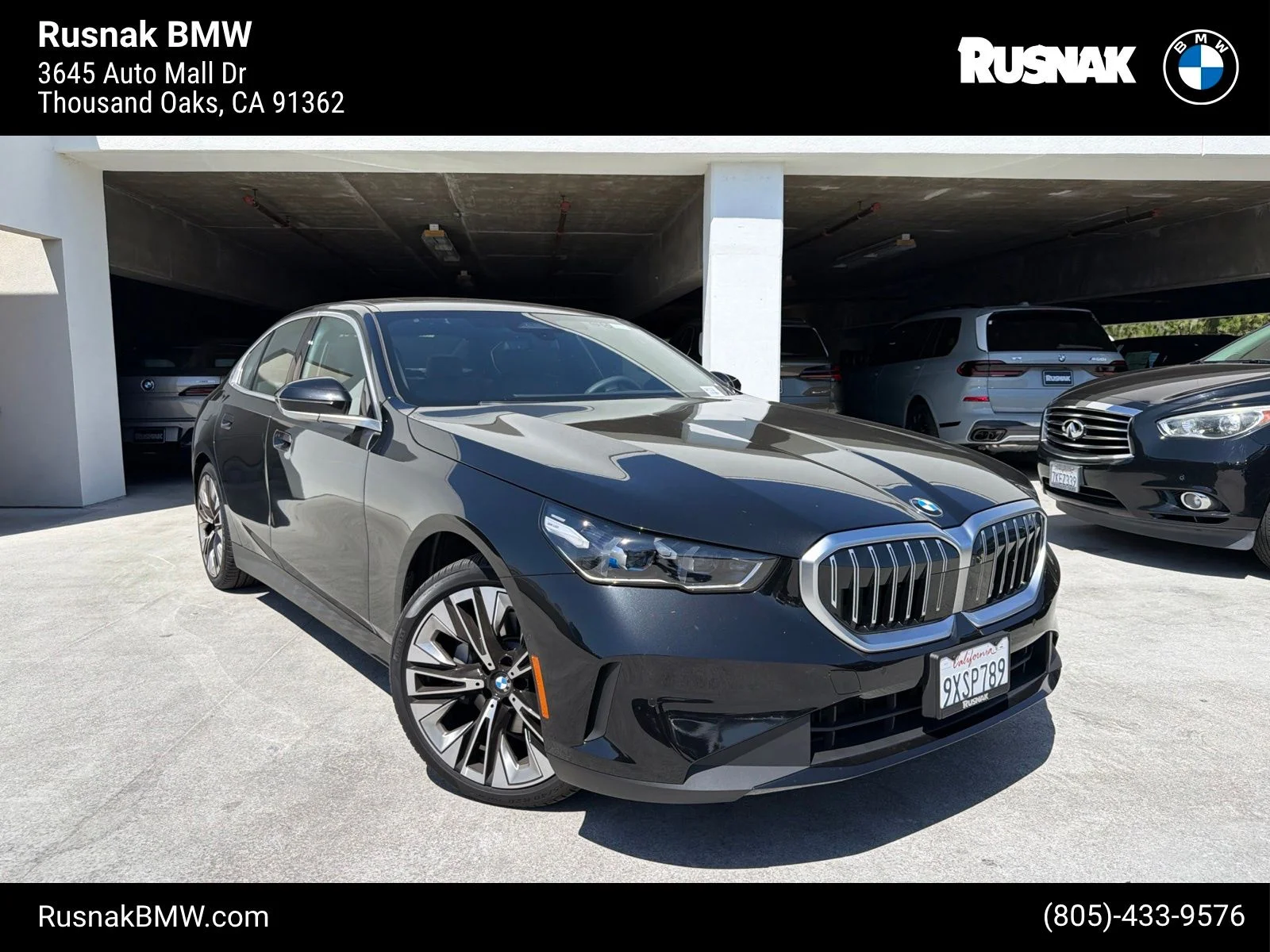 Used 2026 Black Sapphire Metallic BMW 530i image 1