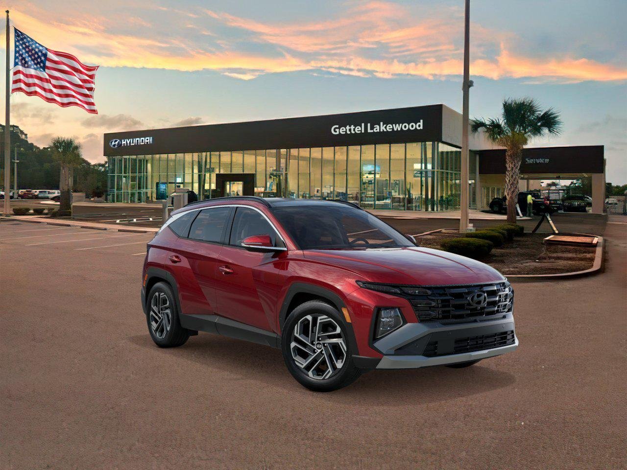 New 2026 Red Hyundai Limited FWD image 2