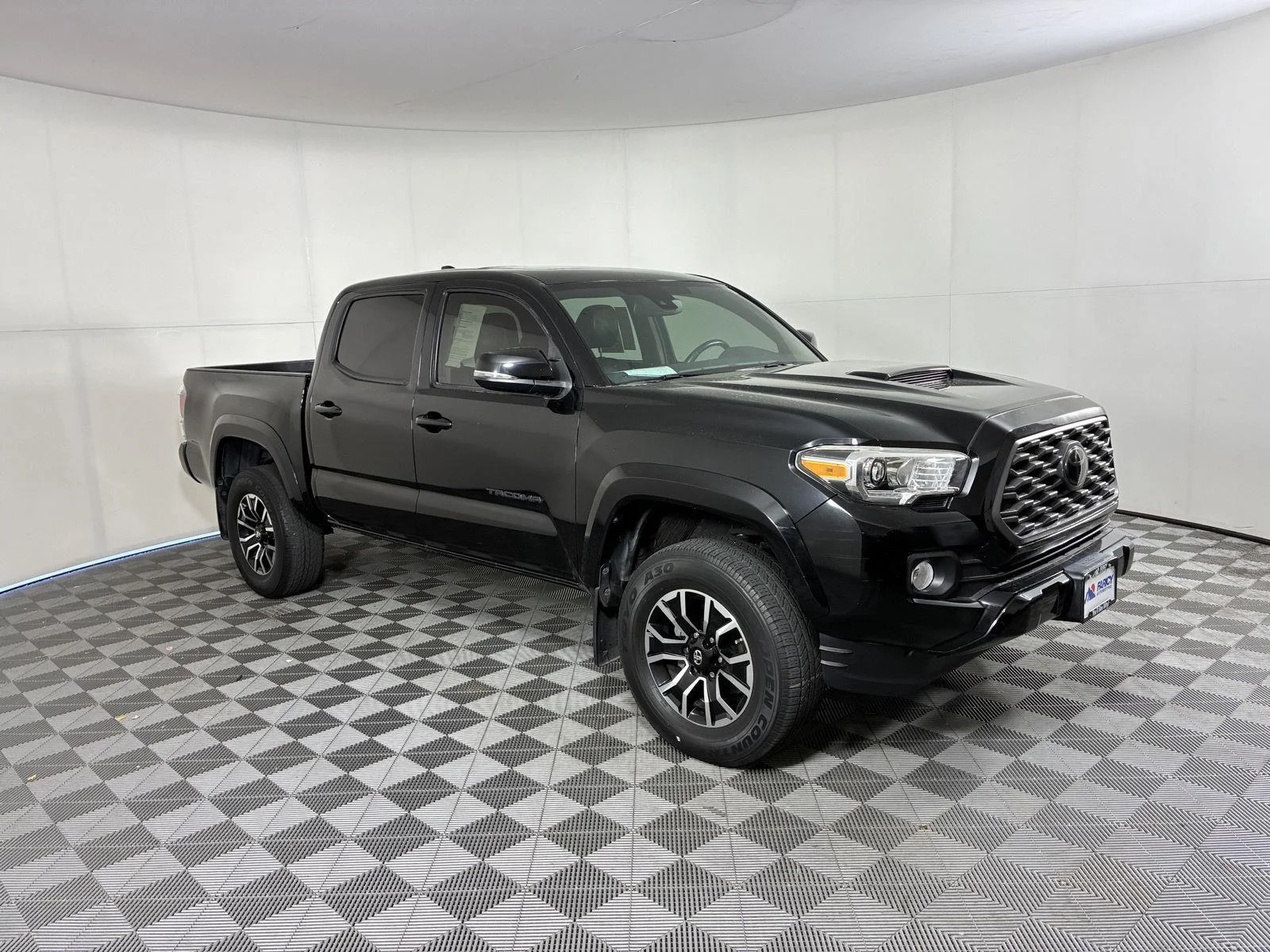 Used 2021 Midnight Black Metallic Toyota TRD Sport image 2