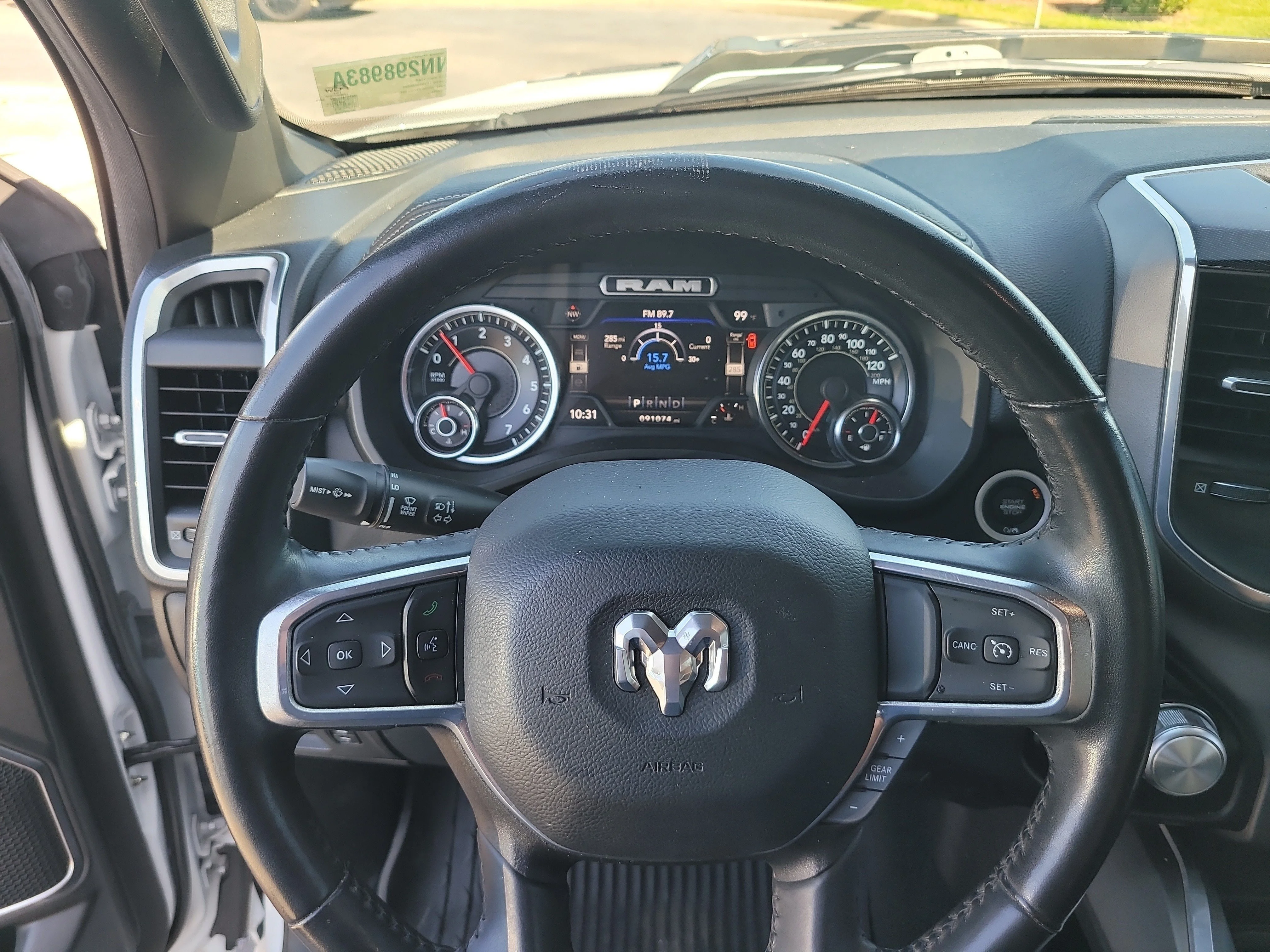 Used 2022 Bright White Clearcoat Ram Laramie image 26