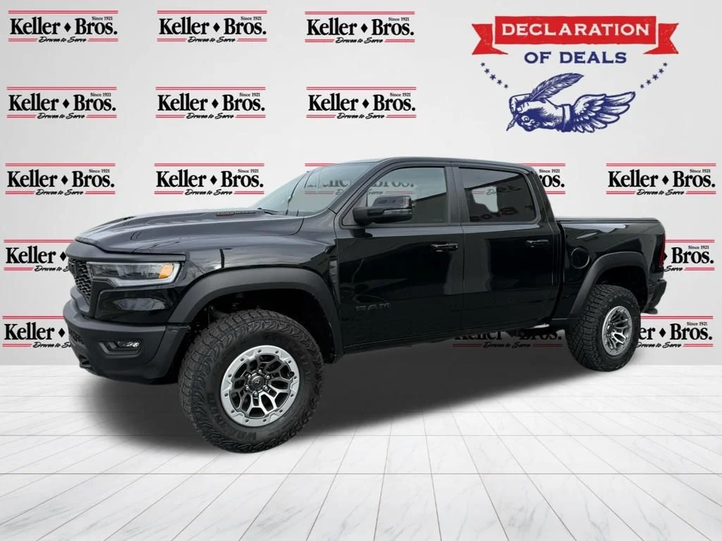 New 2026 Diamond Black Crystal Pearl-Coat Exterior Paint RAM RHO image 3