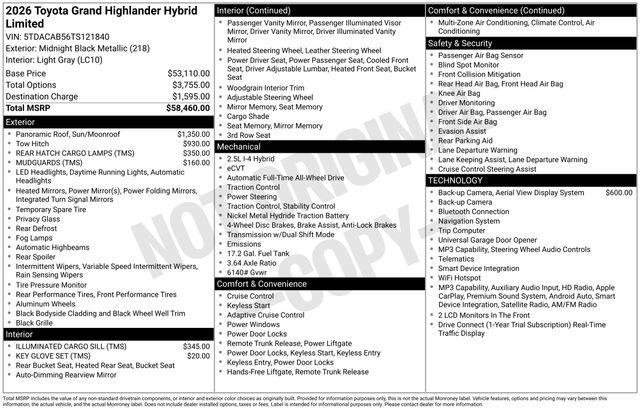 Certified Used 2026 MIDNIGHT BLACK METAL Toyota  image 36