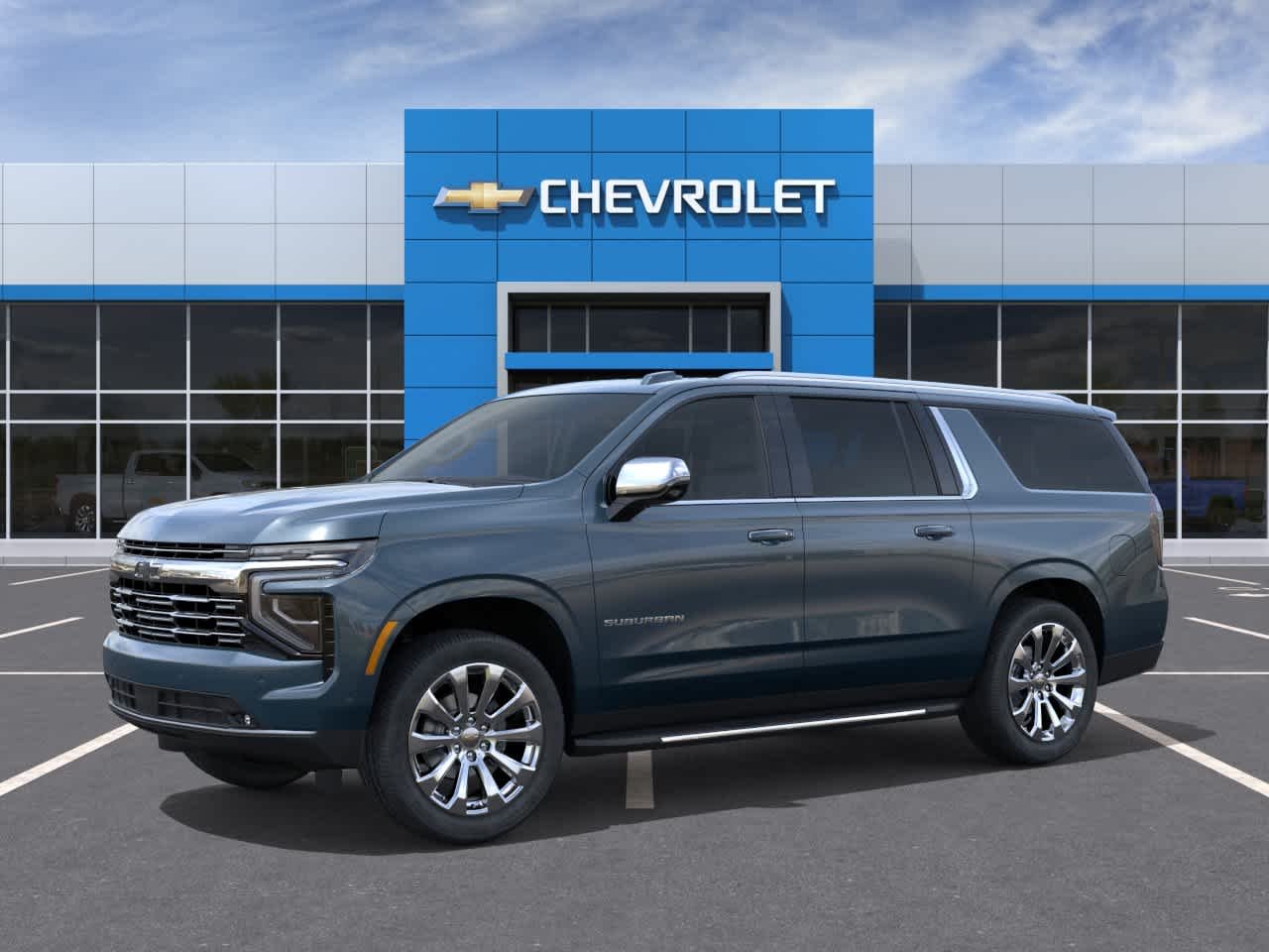 Lakeshore Blue Metallic 2026 Chevrolet Suburban SUV / Crossover Four-Wheel Drive Automatic