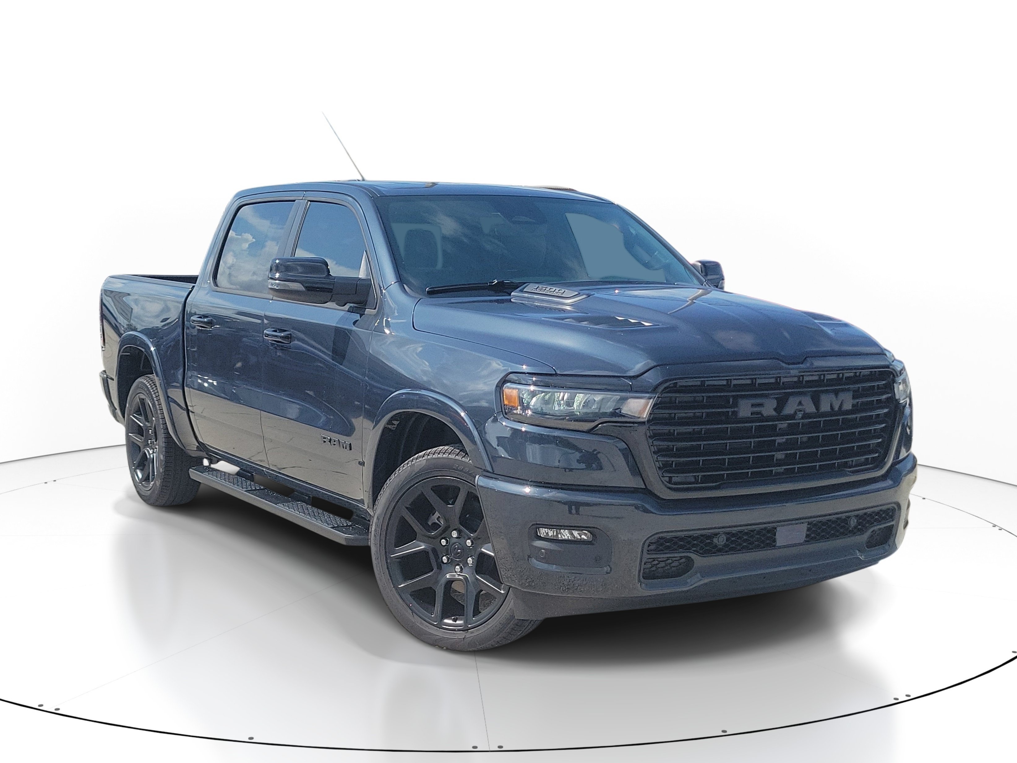 New 2026 Forged Blue Metallic Exterior Paint RAM Laramie image 1