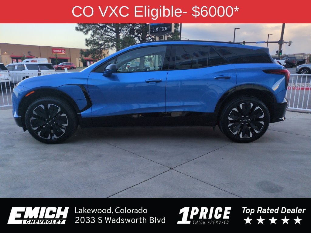 Used 2024 Chevrolet Blazer EV RS with VIN 3GNKDCRJ6RS290851 for sale in Lakewood, CO